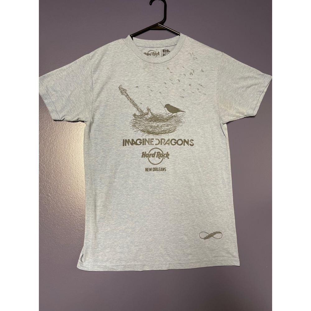 Hard Rock Cafe Imagine Dragons New Orleans Signature Series 33 Blue T-Shirt M
